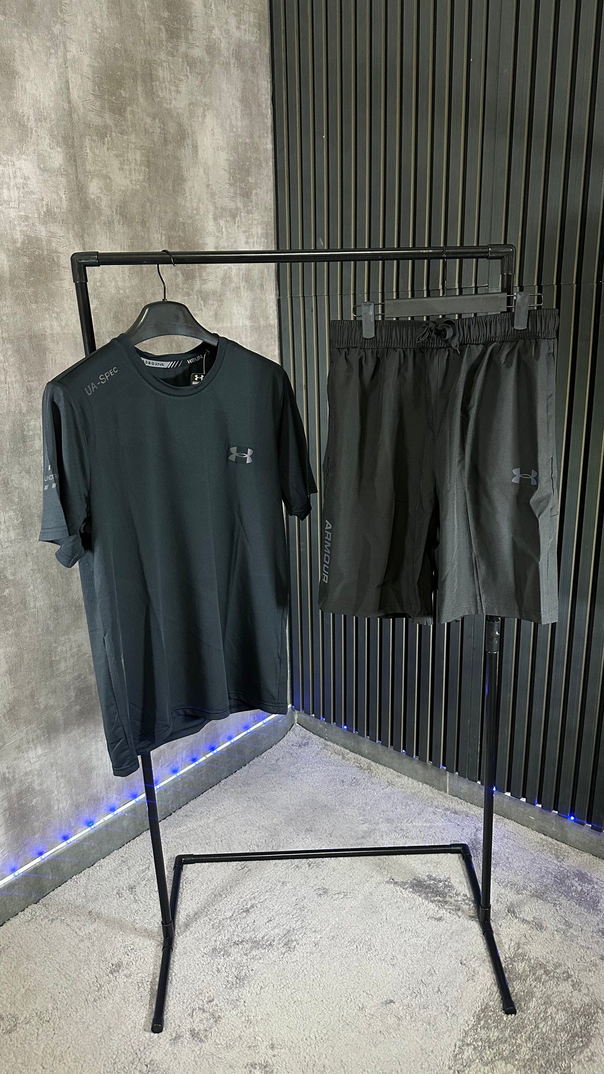 CONJUNTO UNDER ARM0UR NEGRO