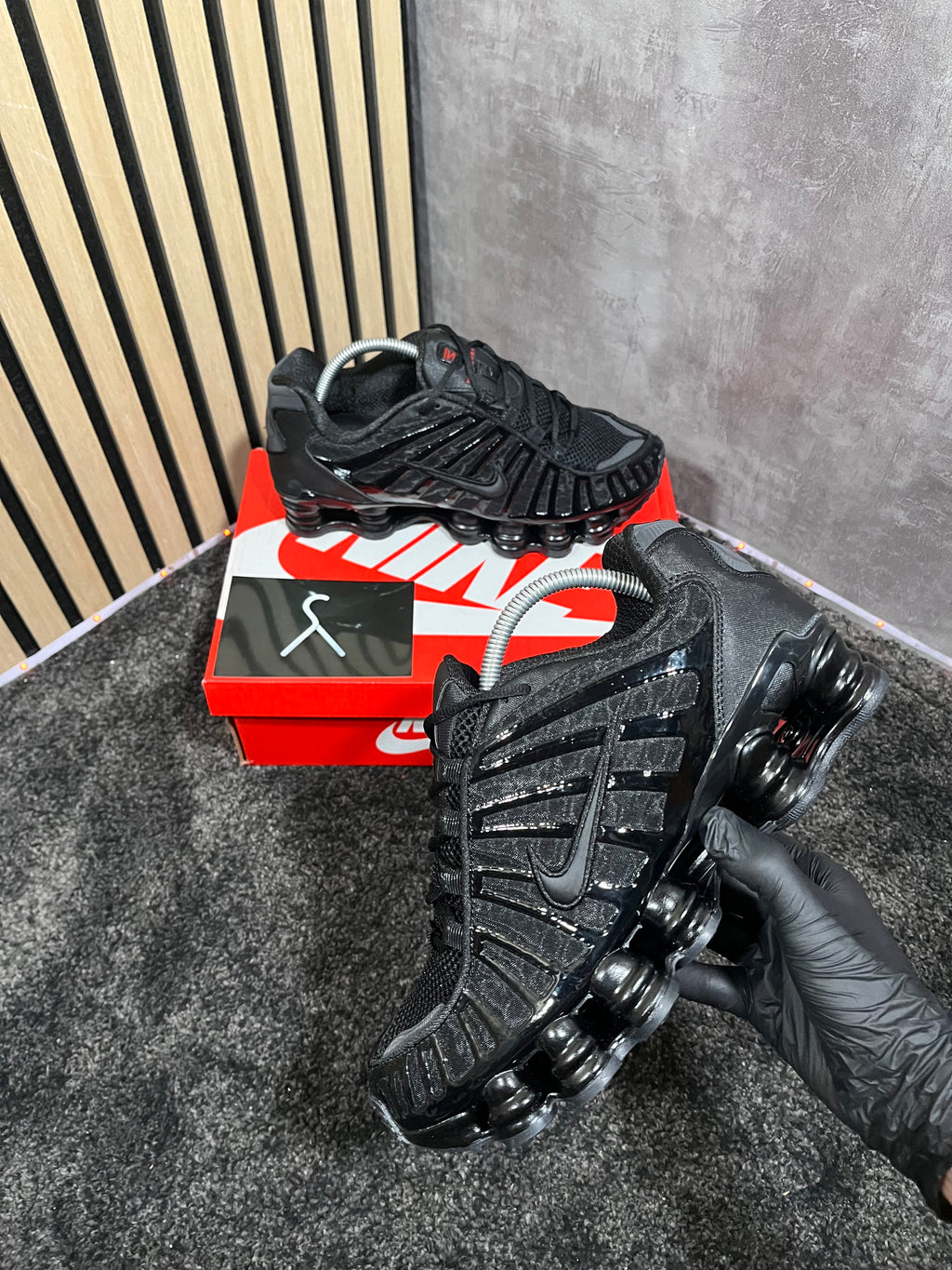 NIKE SHOX TL NEGRAS