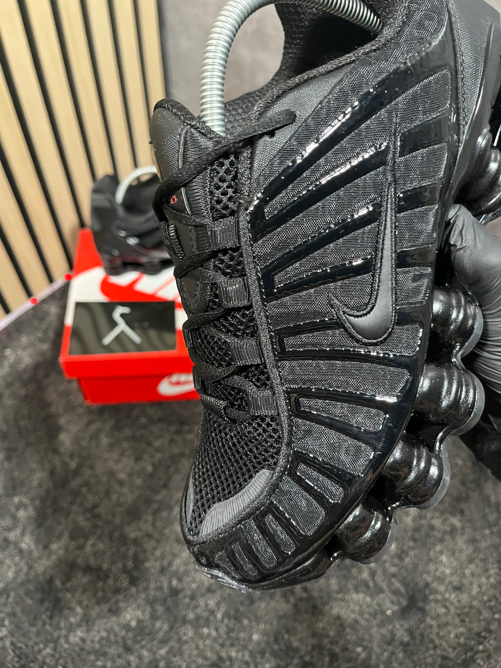 NIKE SHOX TL NEGRAS